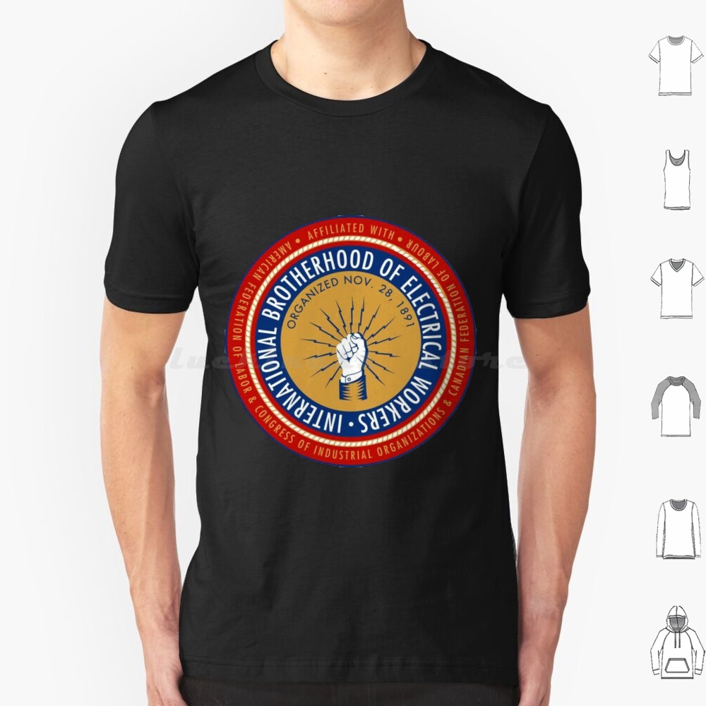 Union Lighting & Decor Collabs - Футболка Ibew Electrician-Cool, большой размер, 100%