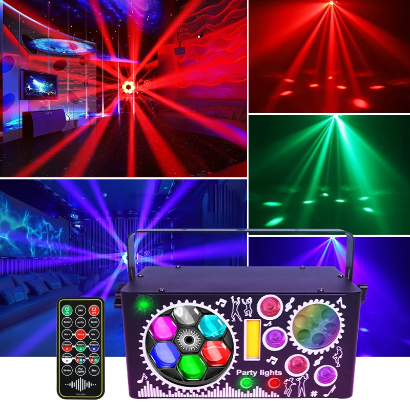 Lighting Effect Home Decor - Светодиодное лазерное проекционное освещение сцены RGBW