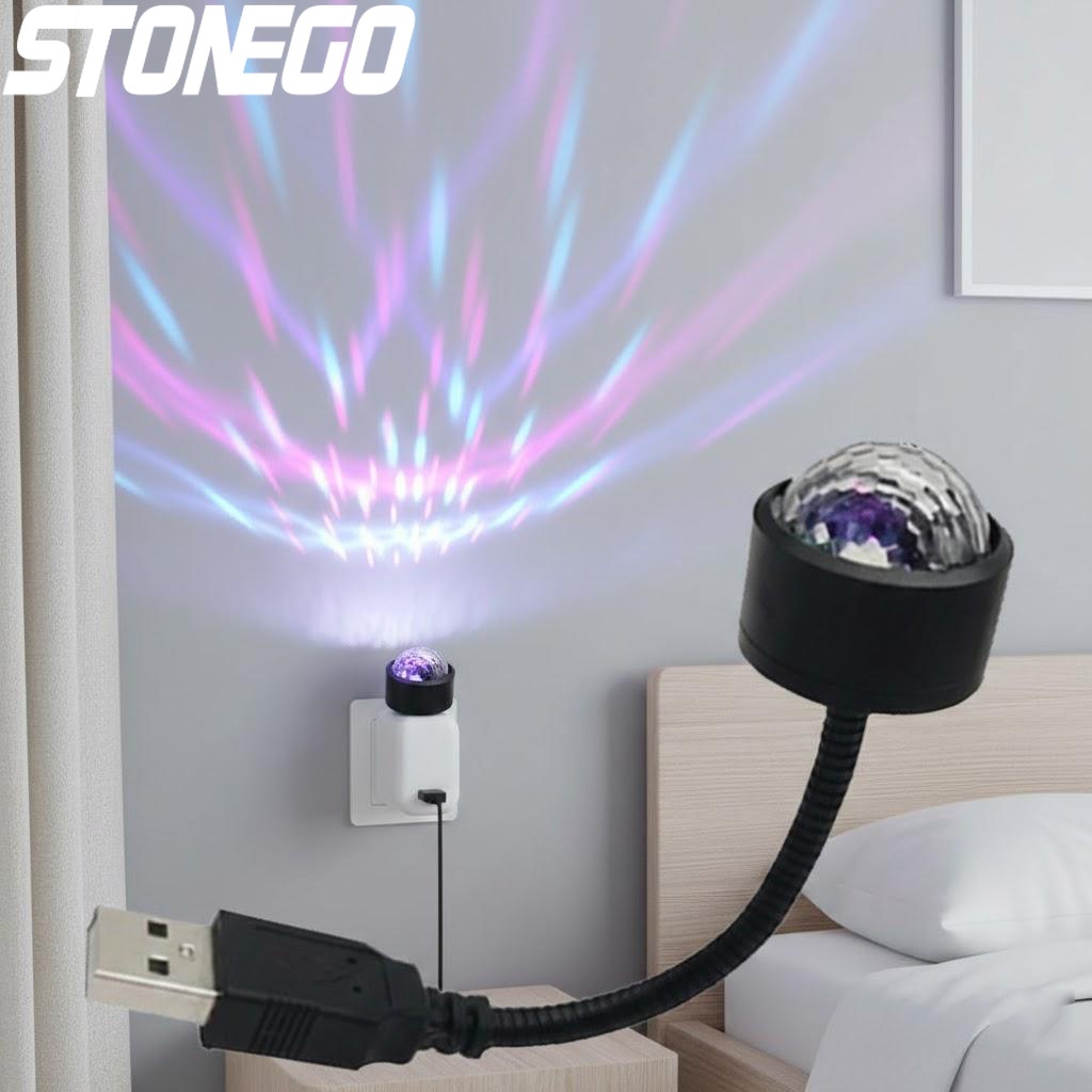 Lighting Effect Home Decor - USB LED-светильник «Диско-шар» для автомобиля, дома,