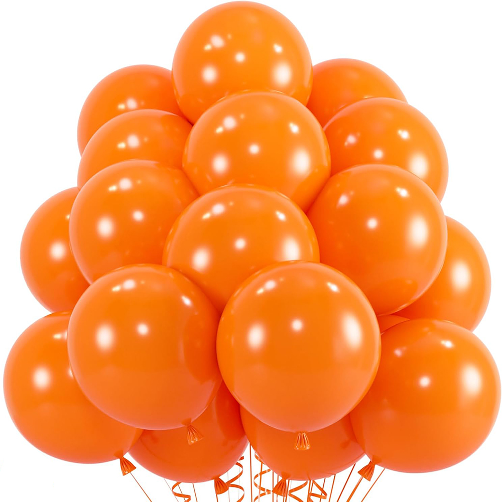 Orange Lighting Decor - 10/12 дюймов 10/30/50 шт. оранжевые латексные