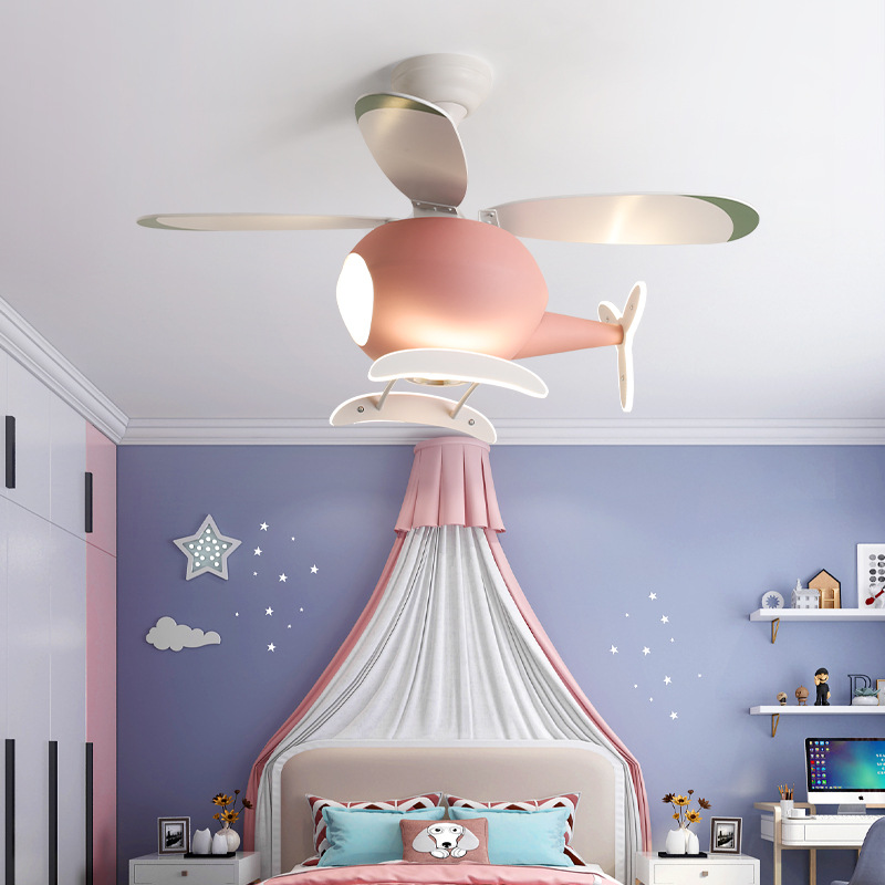 Lighting Decor For Room - Современный креативный потолочный вентилятор-светильник в виде