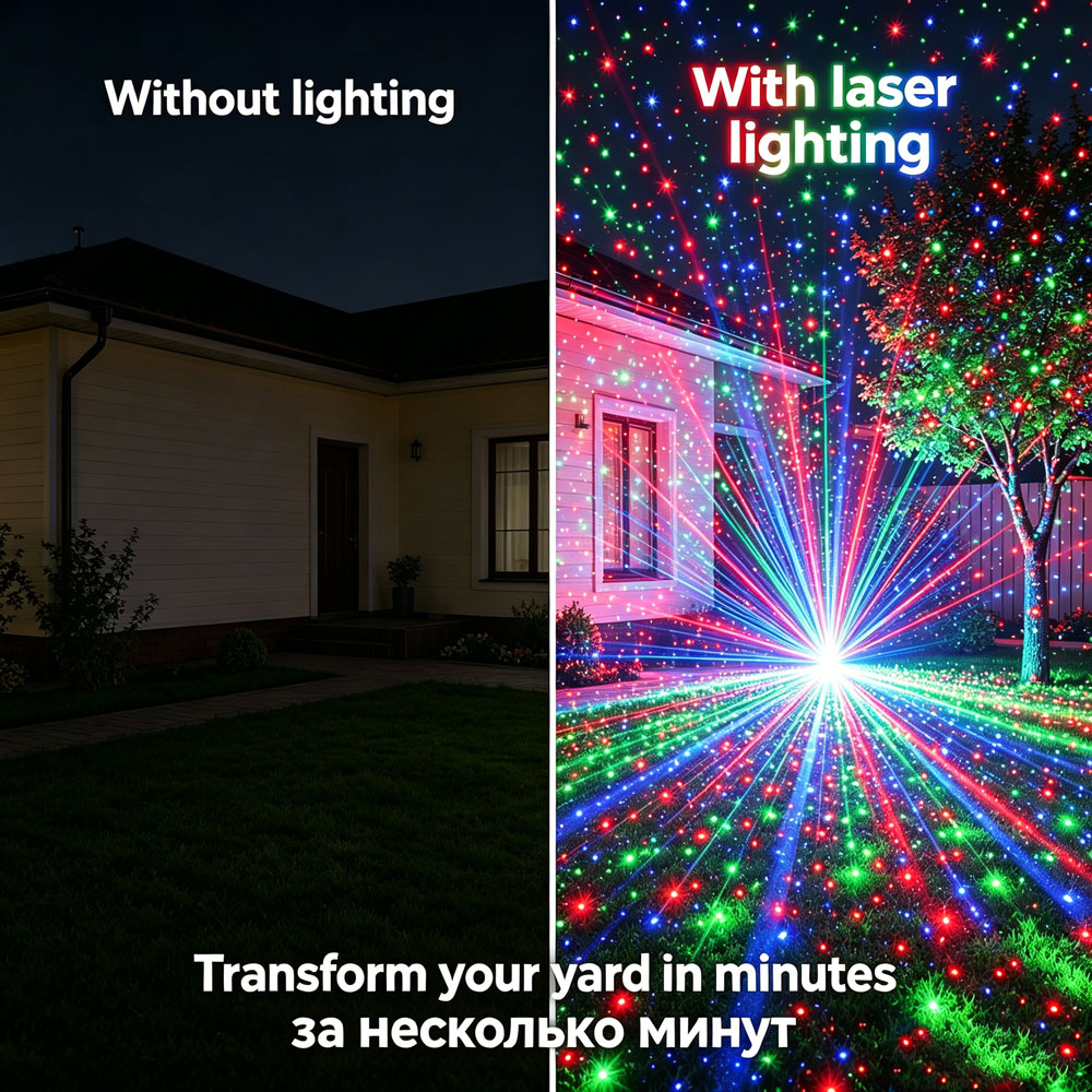 Рождественский и новогодний RG – обзор и цена Lighting Effect Home Decor