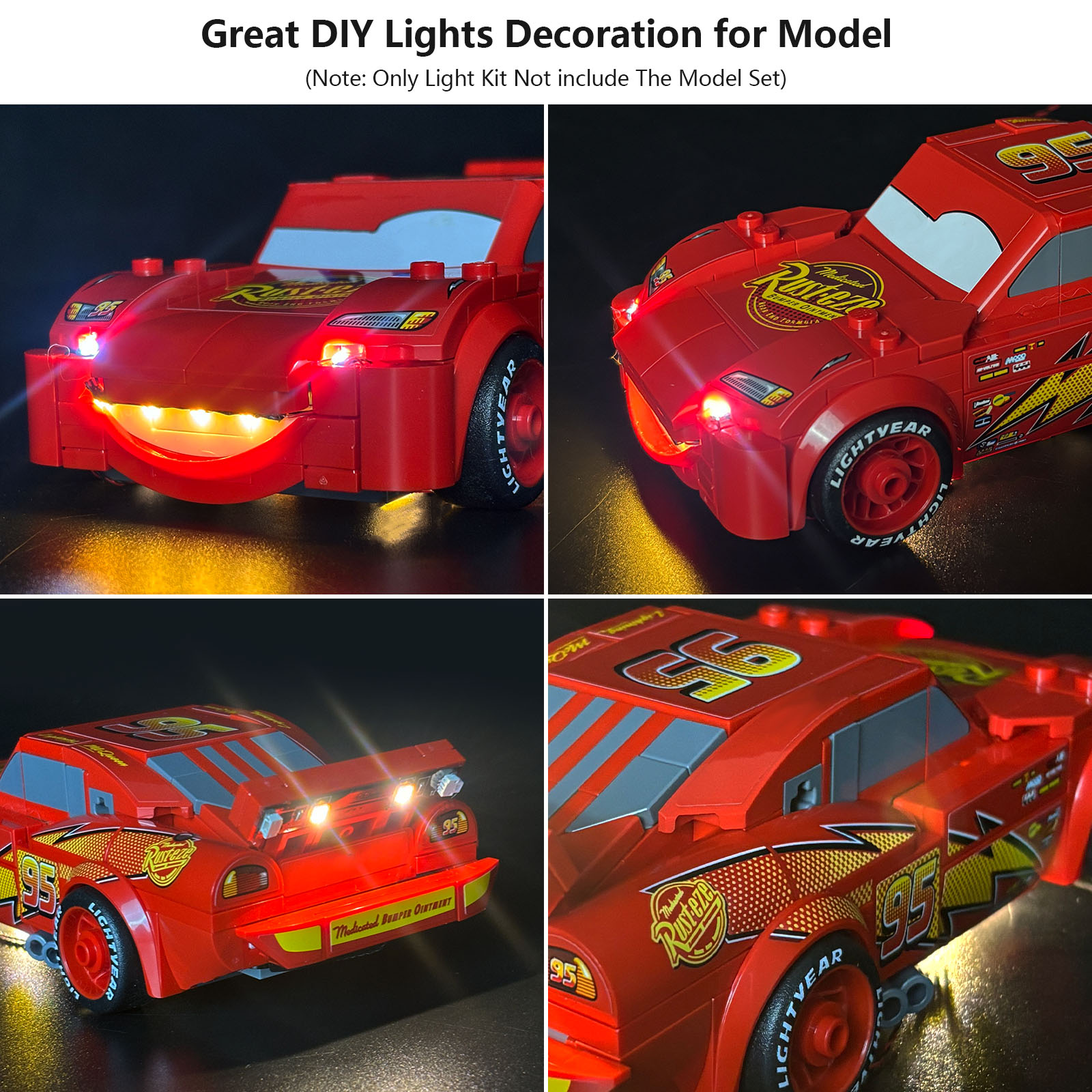 Комплект светодиодного освещен – обзор и цена Lighting Mcqueen Wall Decor