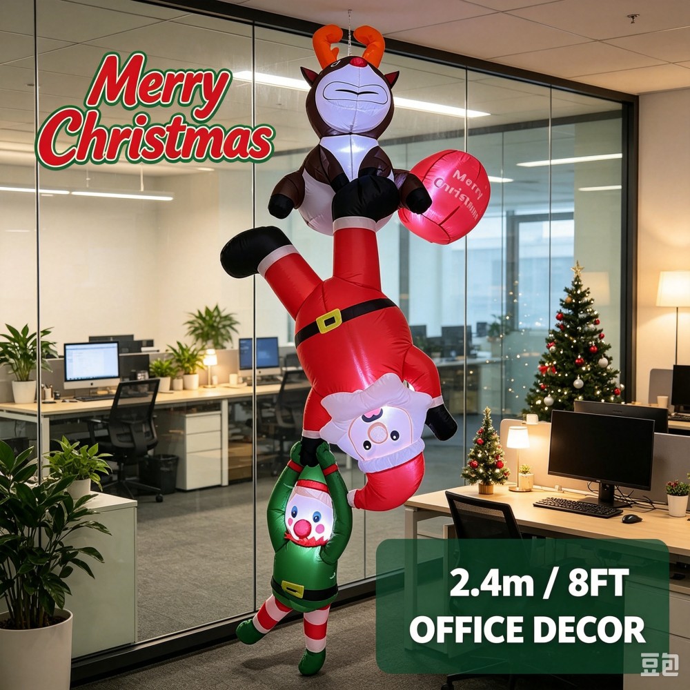Надувной рождественский декор  – обзор и цена Santa'S Elves Holiday Lighting & Decor Llc