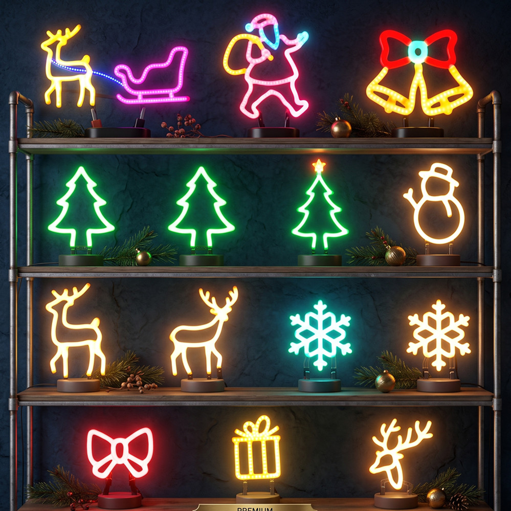 Рождественское украшение: свет – обзор и цена Led Lighting Wall Decor