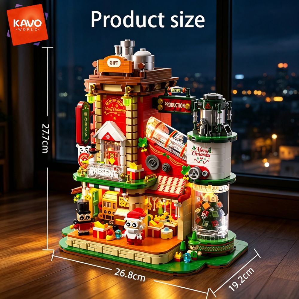 KAVOWORLD 2775 деталей, рождес – обзор и цена Santa'S Elves Holiday Lighting & Decor Llc